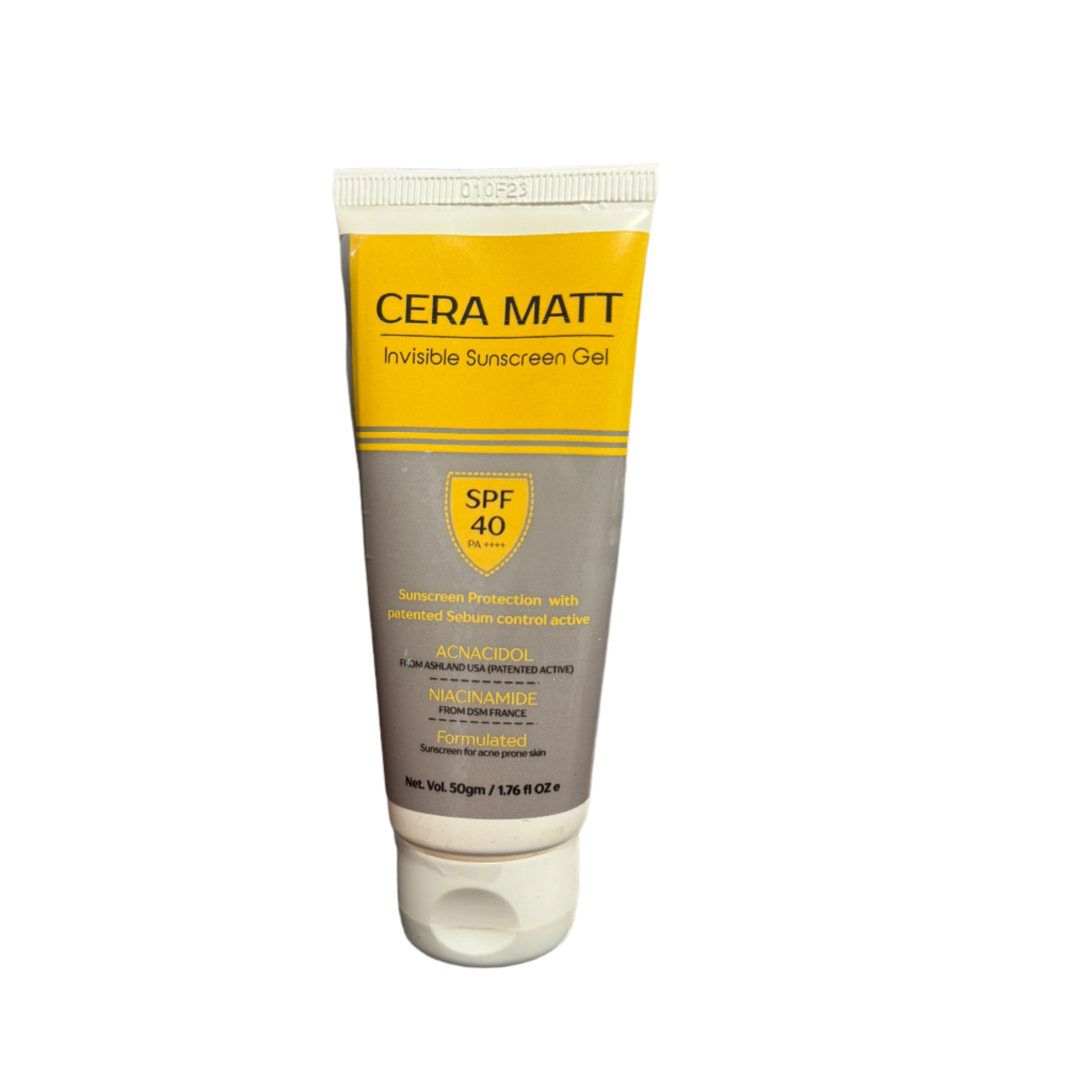 Cera Matt Sunscreen Invisible Gel SPF 40 PA++++ – Lightweight, Matte & Shine-Free Protection