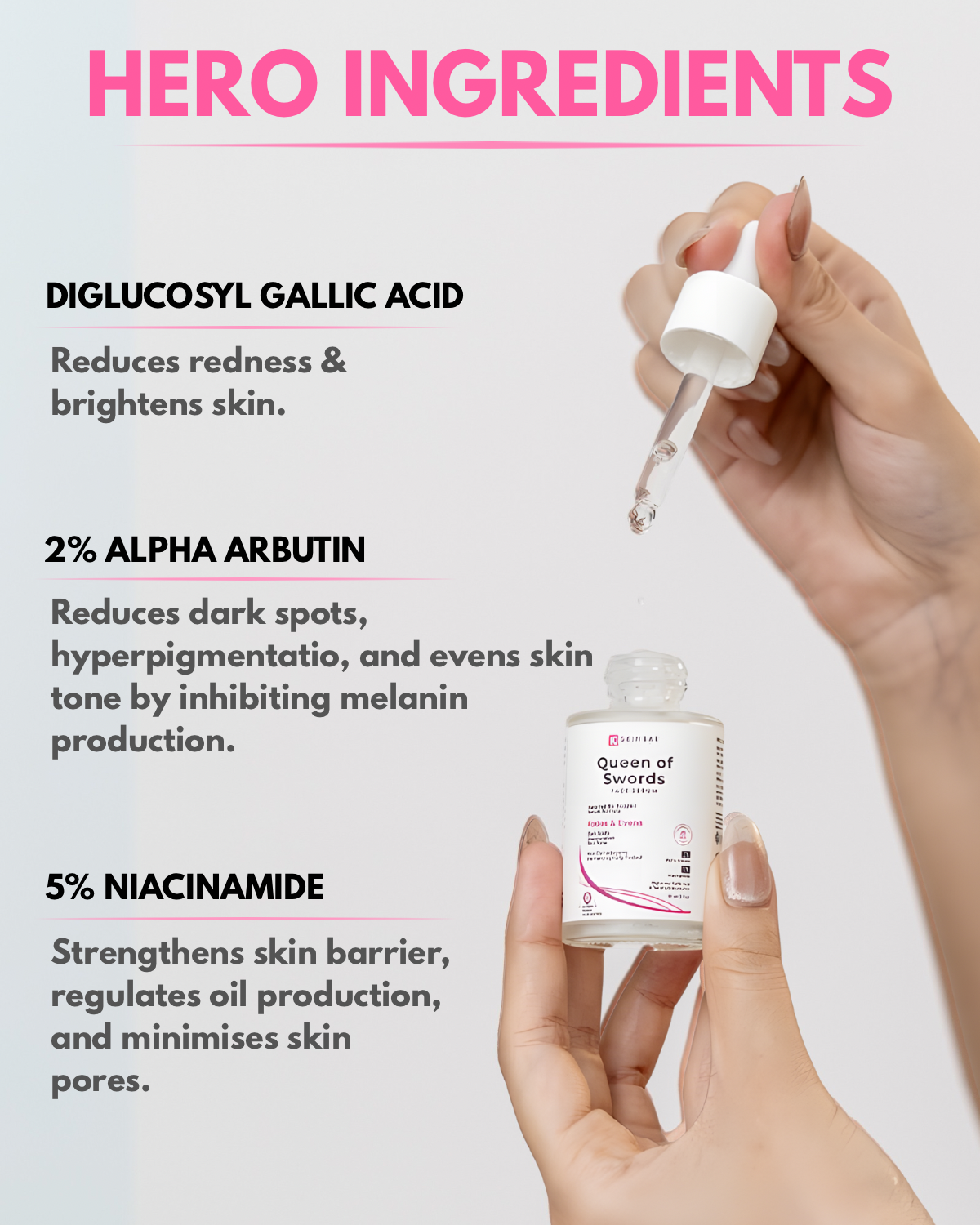 Queen of Swords – Potent Serum for Hyperpigmentation & Radiance