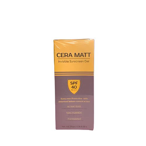 Cera Matt Sunscreen Invisible Gel